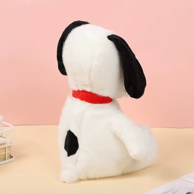 New Modes Baby Breathing Soothing Snoopy Dog Sleeping Companion Music and Light Plush Doll Toy Best Christmas Gift ﻿